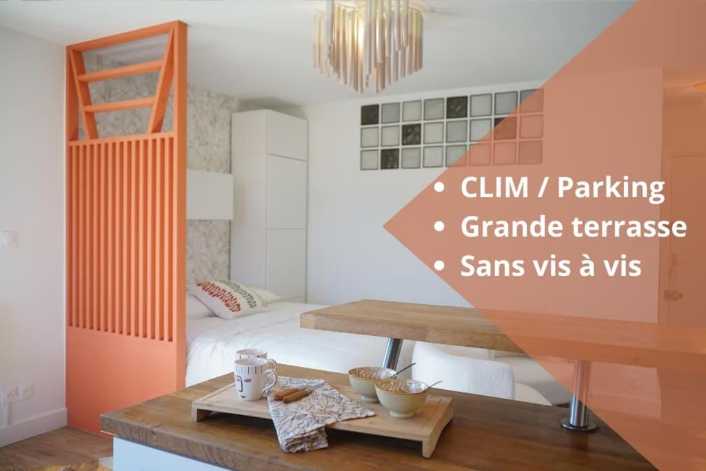 Terrasse Parking Clim Sans Vis A Vis Apartment